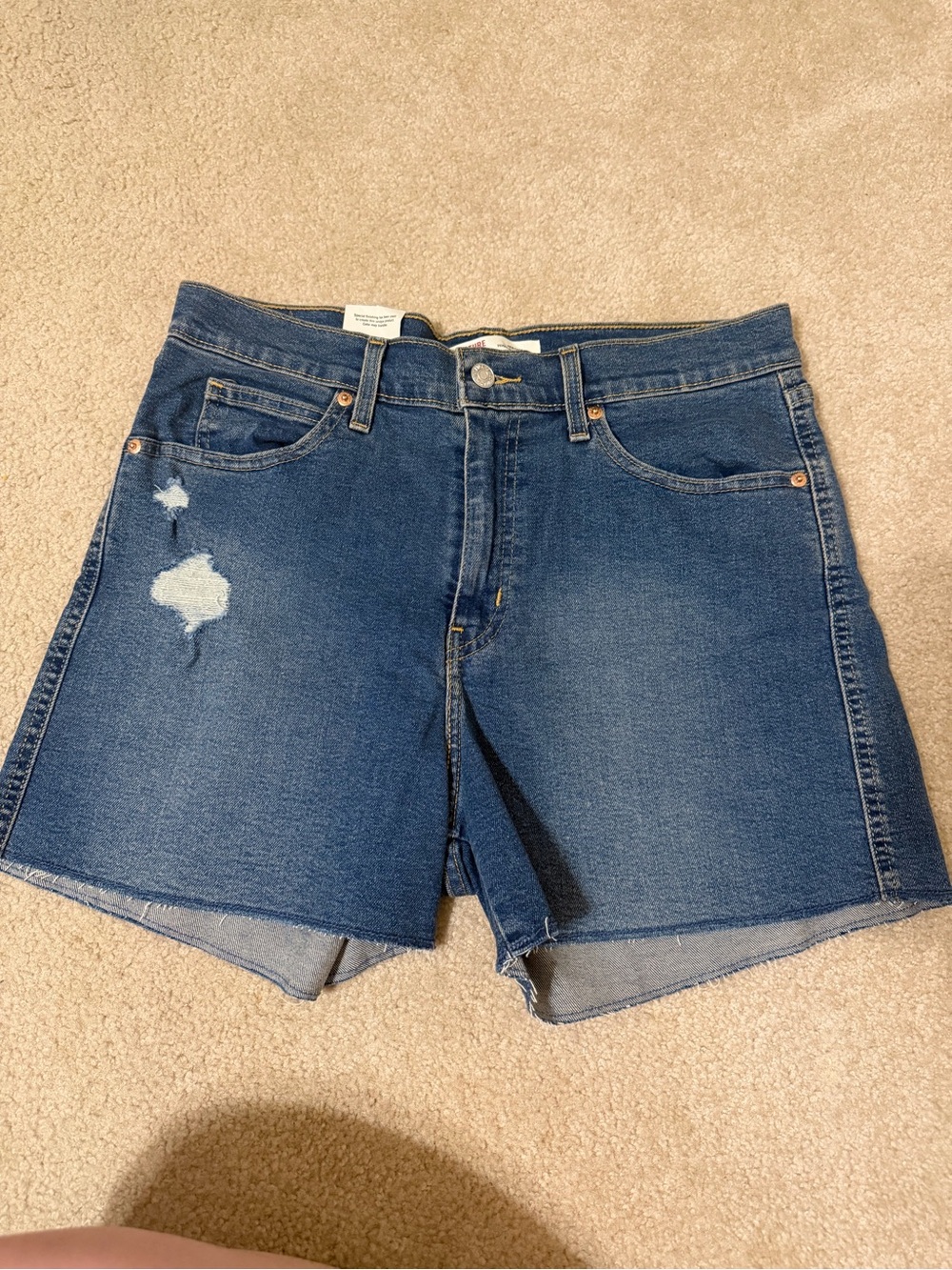 Classic Blue Denim Levi’s Shorts